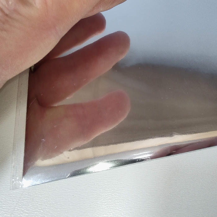 Folija srebrna metalizirana za tisk z laserskim tiskalnikom 50pol A4 - deli za stroje